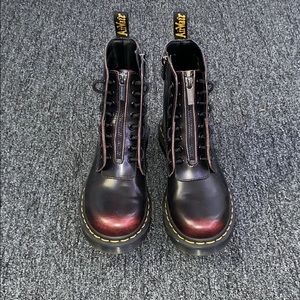 DrMartens 1460 WOMENS PASCAL LEATHER ZIPPER BOOTS